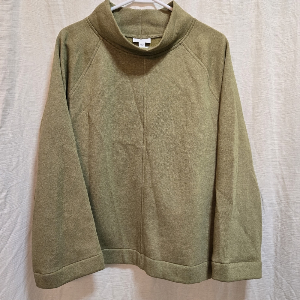J. Jill Sage Turtleneck Sweater